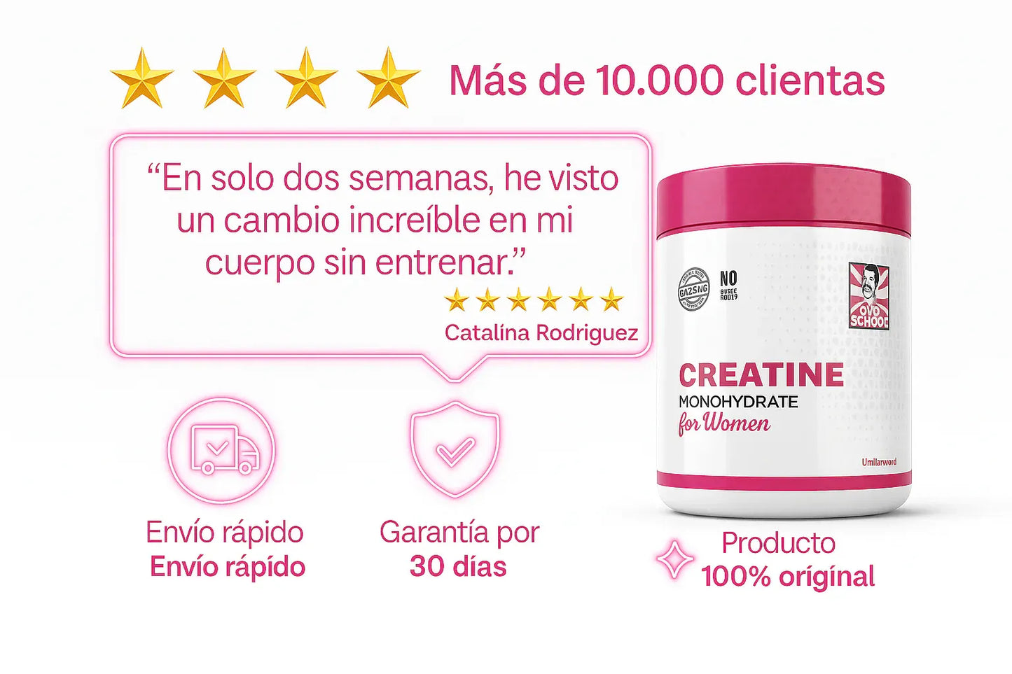 Creatina Monohidratada Pro old school (IMPORTADA)